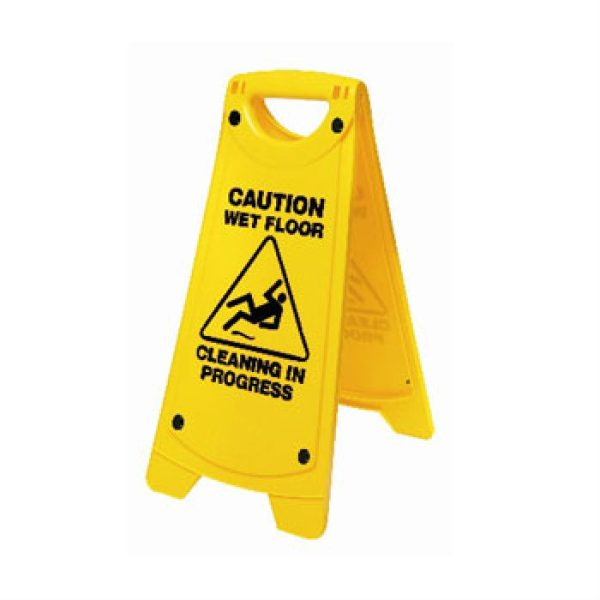 Safety A-Frame Sign 'Caution Wet Floor' Heavy Duty PVC