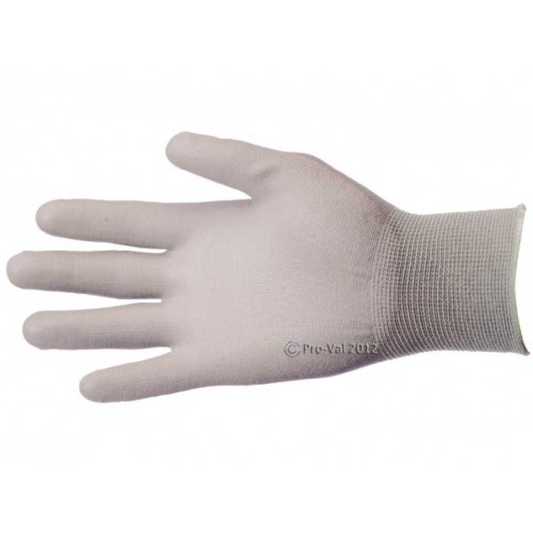 Precision nylon with grey coated palm (pack of 10)