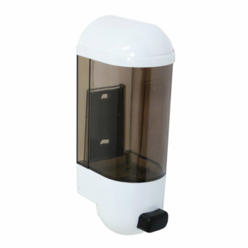 Soap and lotion dispenser plastic single